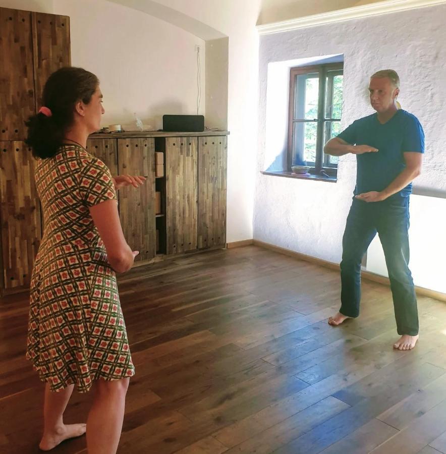 Tauglerei Appartement Kamin In Den Zauberbergen Sankt Koloman Zewnętrze zdjęcie
